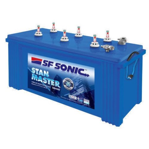 SF SONIC Stan master SM4000 Battery inverter chennai 100AH battery